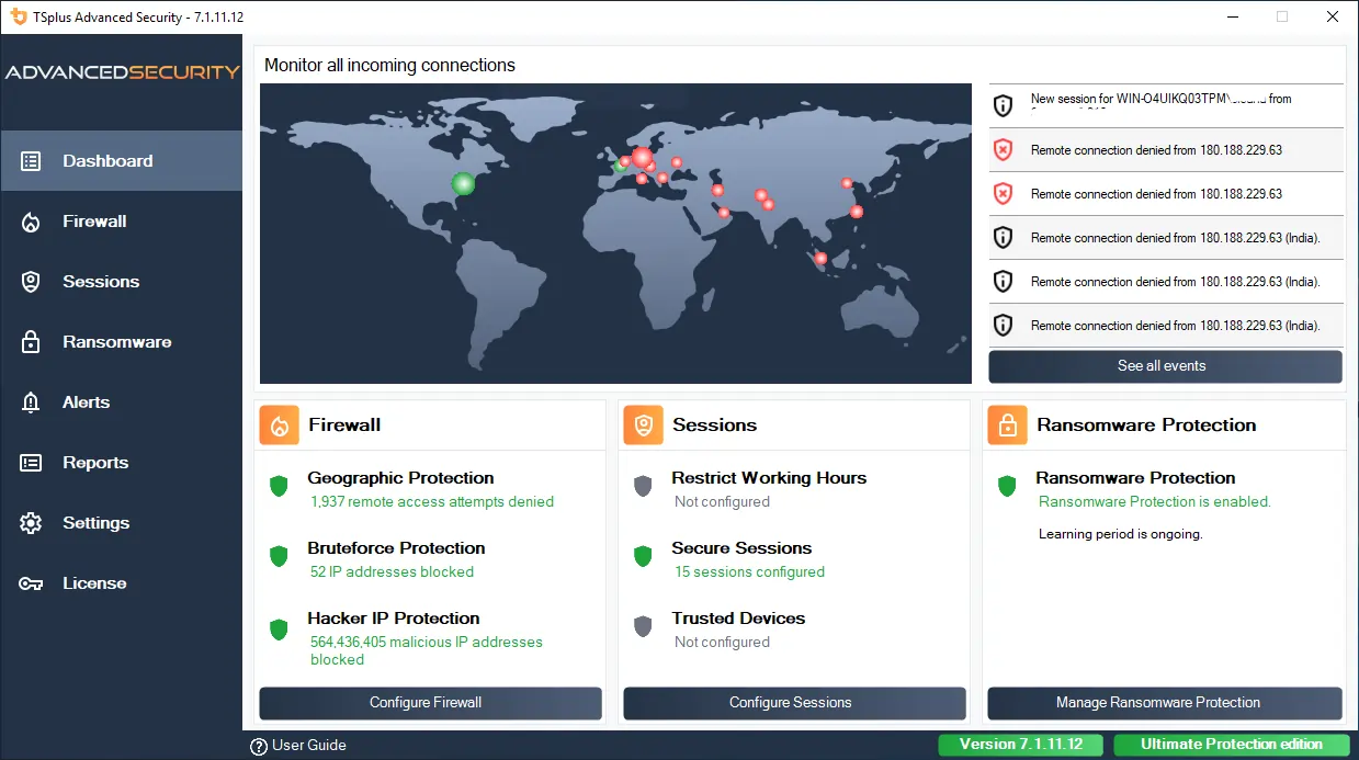 advanced-security-v7-Dashboard